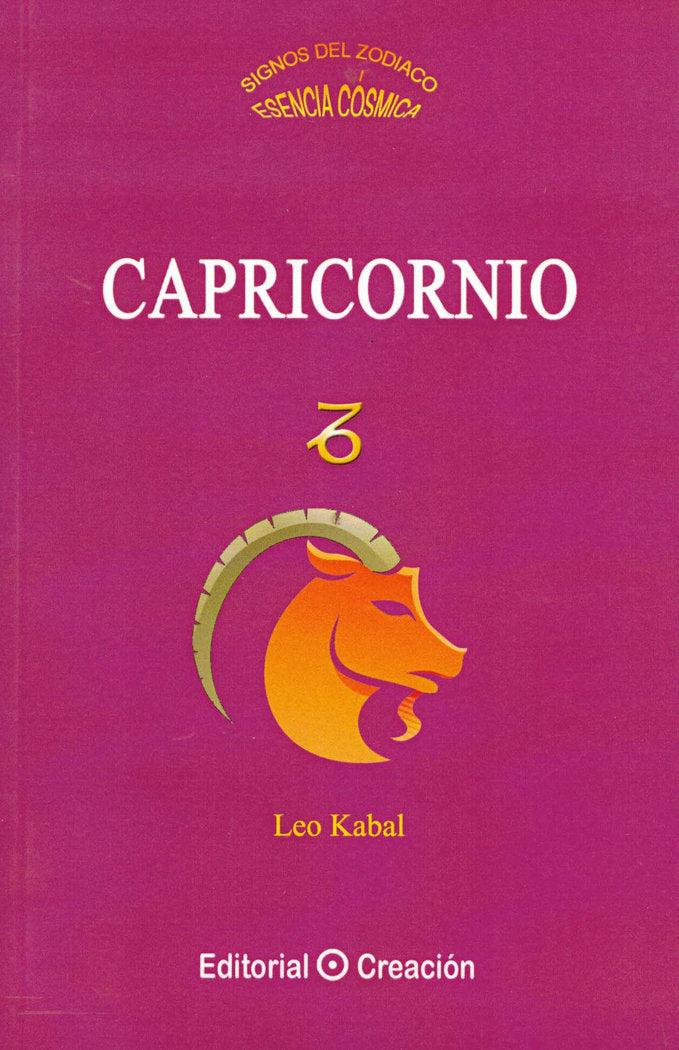 Capricornio, de Kabal, Leo | portada del libro