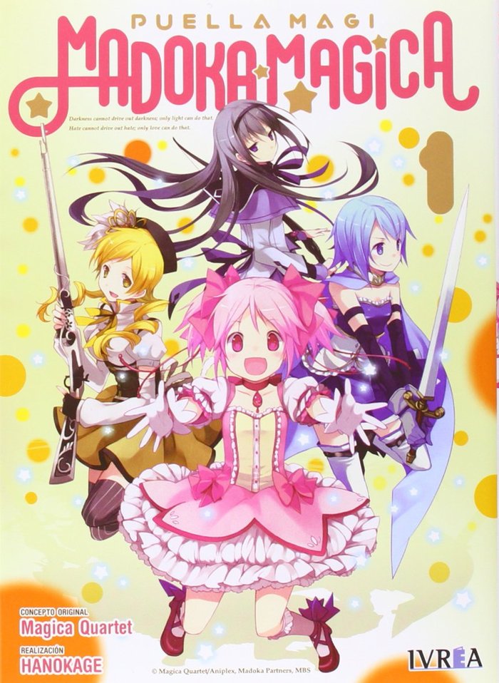 Madoka mágica 1, de QUARTET, MAGICA | portada del libro