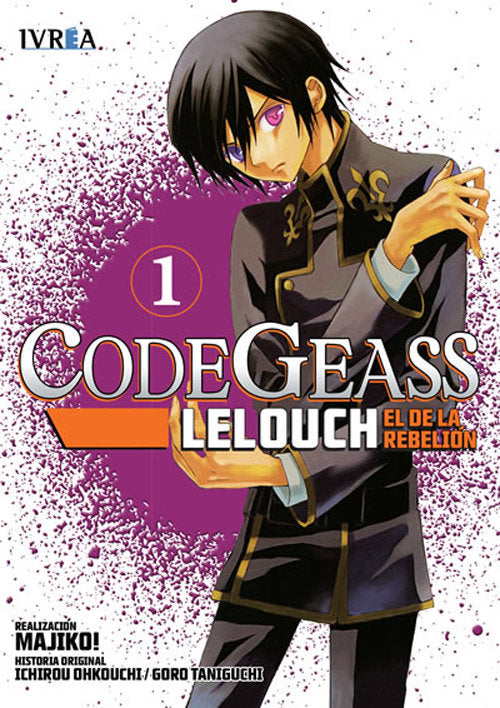 CODE GEASS: LELOUCH, EL DE LA REBELION 1, de MAJIKO! | portada del libro