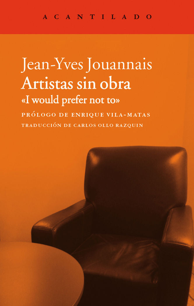 Artistas sin obra, de Jouannais, Jean-Yves | portada del libro