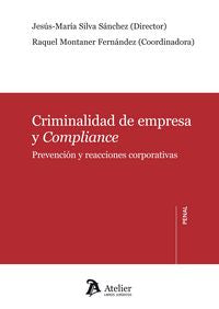 Criminalidad de empresa y compliance., de Silva Sánchez | portada del libro