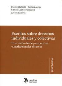 Escritos sobre derechos individuales y colectivos, de Barceló i Serramalera | portada del libro