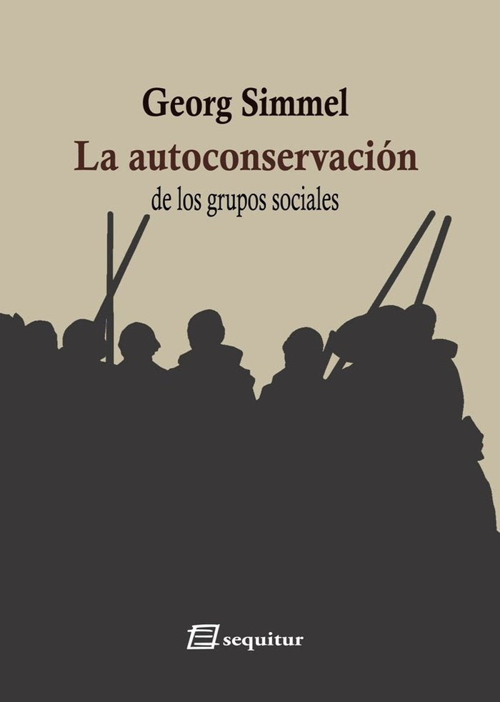 La autoconservación de los grupos sociales, de Simmel, Georg | portada del libro