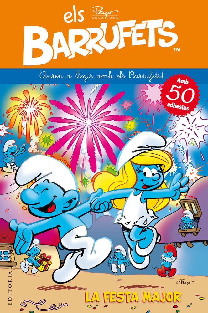 Aprèn a llegir amb els Barrufets! La festa major, de Culliford, Pierre | portada del libro