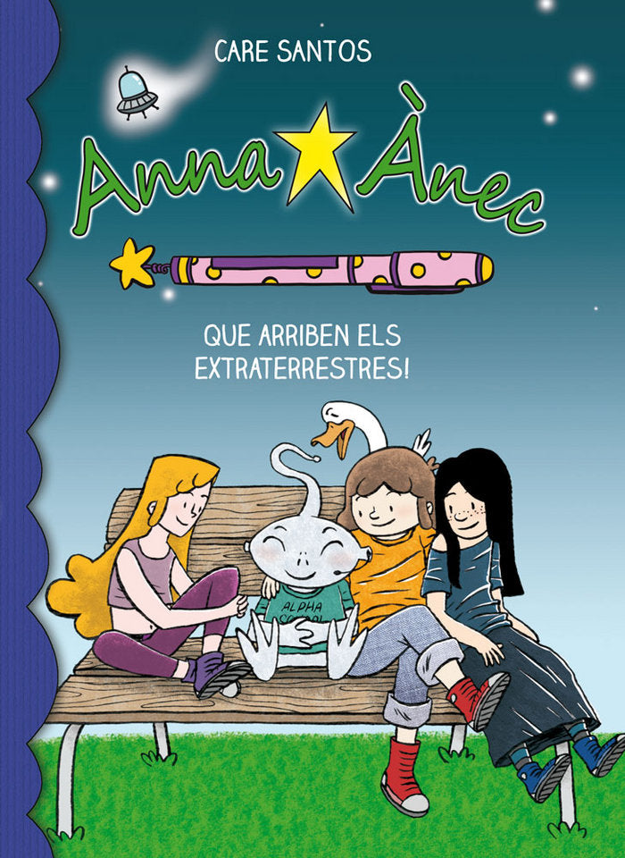 Anna Ànec 7. Que arriben els extraterrestres!, de Santos Torres, Care | portada del libro
