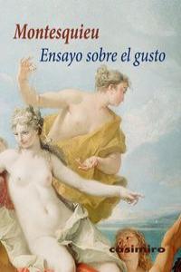 Ensayo sobre el gusto, de MONTESQUIEU, CHARLES DE SECONDAT | portada del libro