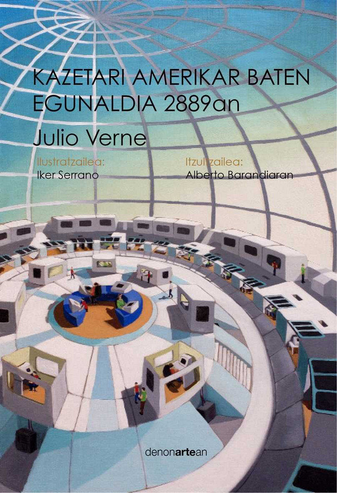Kazetari amerikar baten egunaldia 288an, de Julio Verne | portada del libro