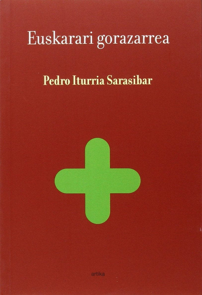 Euskarari gorazarrea, de Iturria Sarasibar | portada del libro