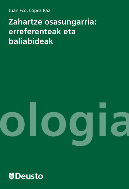 Zahartze osasungarria: erreferenteak eta baliabideak, de López Paz | portada del libro