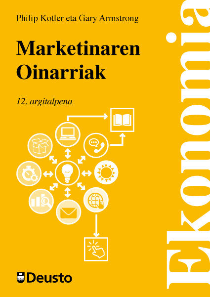 Marketinaren oinarriak, de Kotler | portada del libro