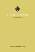 El signo impreciso, de Conde Lafuente, José Antonio | portada del libro