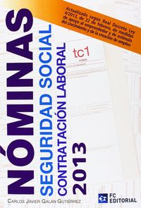 Nóminas, seguridad social y contratación laboral, de AA.VV. | portada del libro