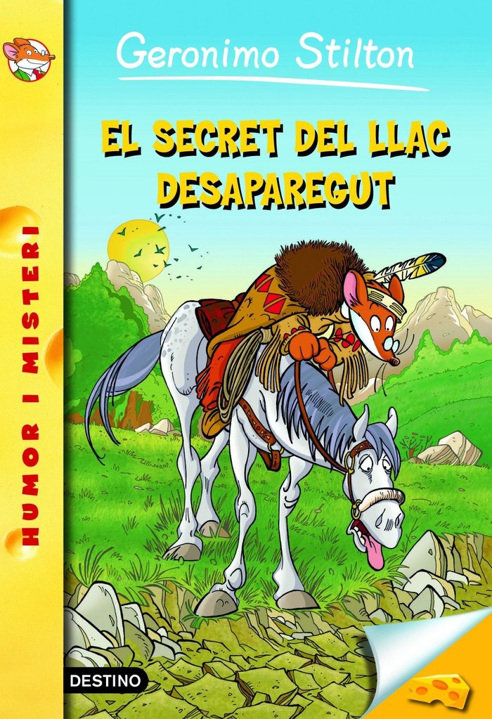 50- El secret del llac desaparegut, de Stilton | portada del libro