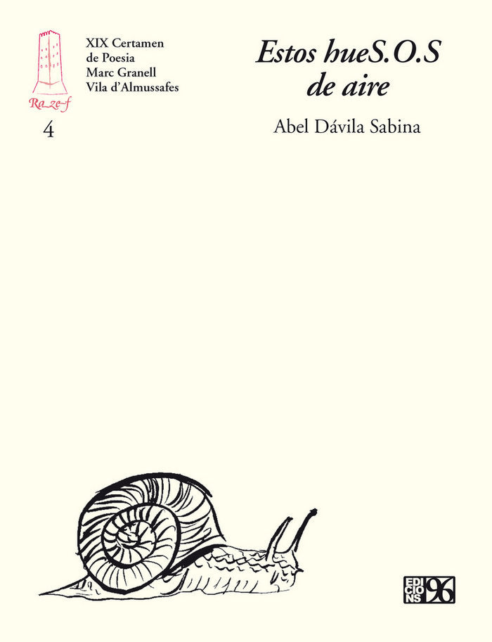 Estos hueS.O.S de aire, de Dávila Sabina, Abel | portada del libro
