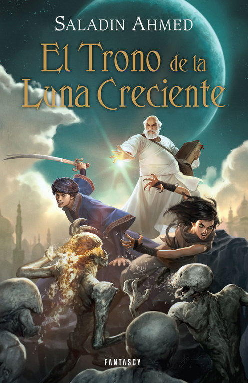 El Trono de la Luna Creciente, de Ahmed | portada del libro