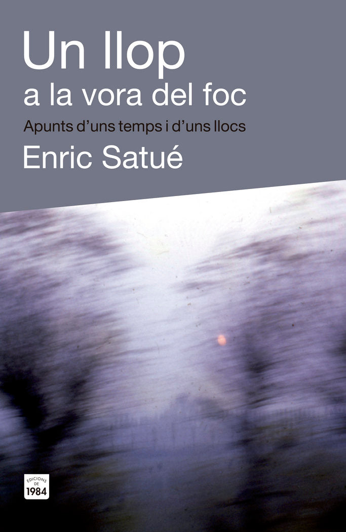 Un llop a la vora del foc, de Satué Llop, Enric | portada del libro