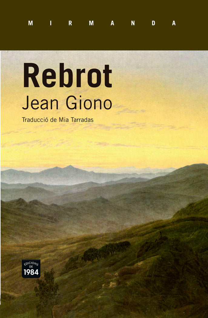 Rebrot, de Giono, Jean | portada del libro
