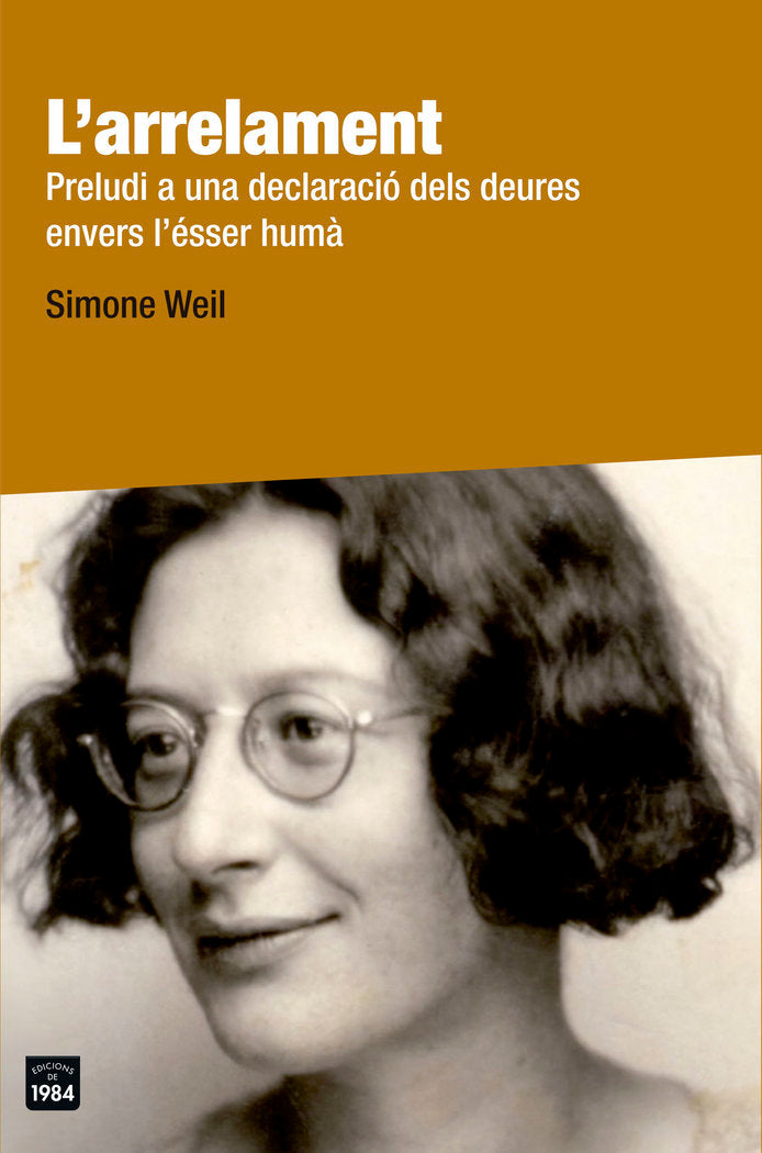 L'arrelament, de Weil, Simone | portada del libro