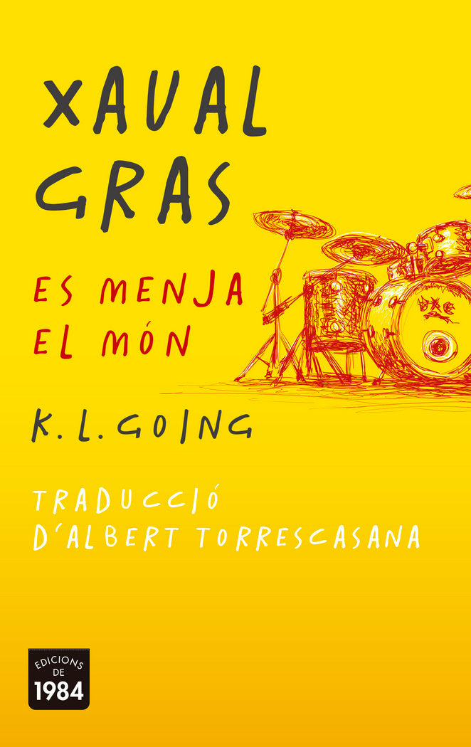 Xaval gras es menja el món, de K. L. Going | portada del libro