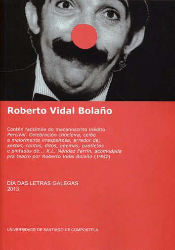 Día das Letras Galegas 2013. Roberto Vidal Bolaño | portada del libro