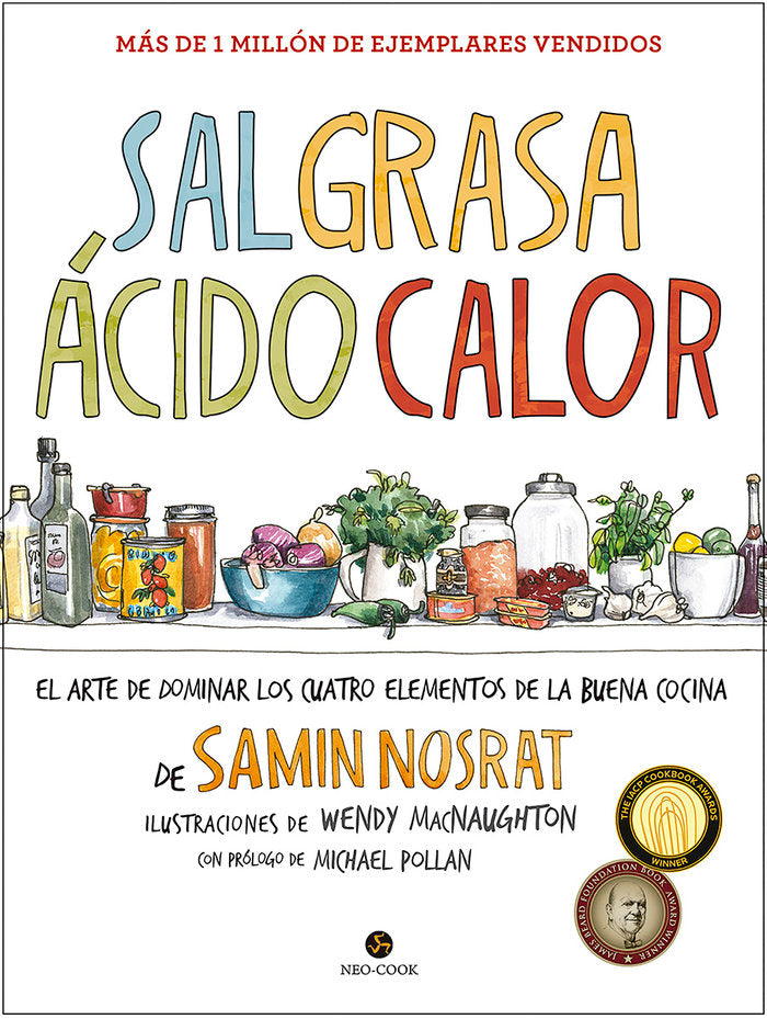 Sal, grasa, ácido, calor, de Nosrat, Samin | portada del libro