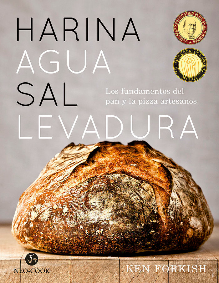 Harina, agua, sal, levadura, de FORKISH, KEN | portada del libro