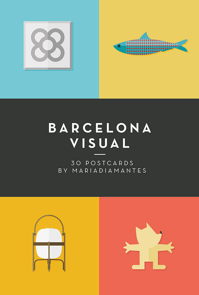 Barcelona Visual 30 Postcards, de MARIADIAMANTES | portada del libro
