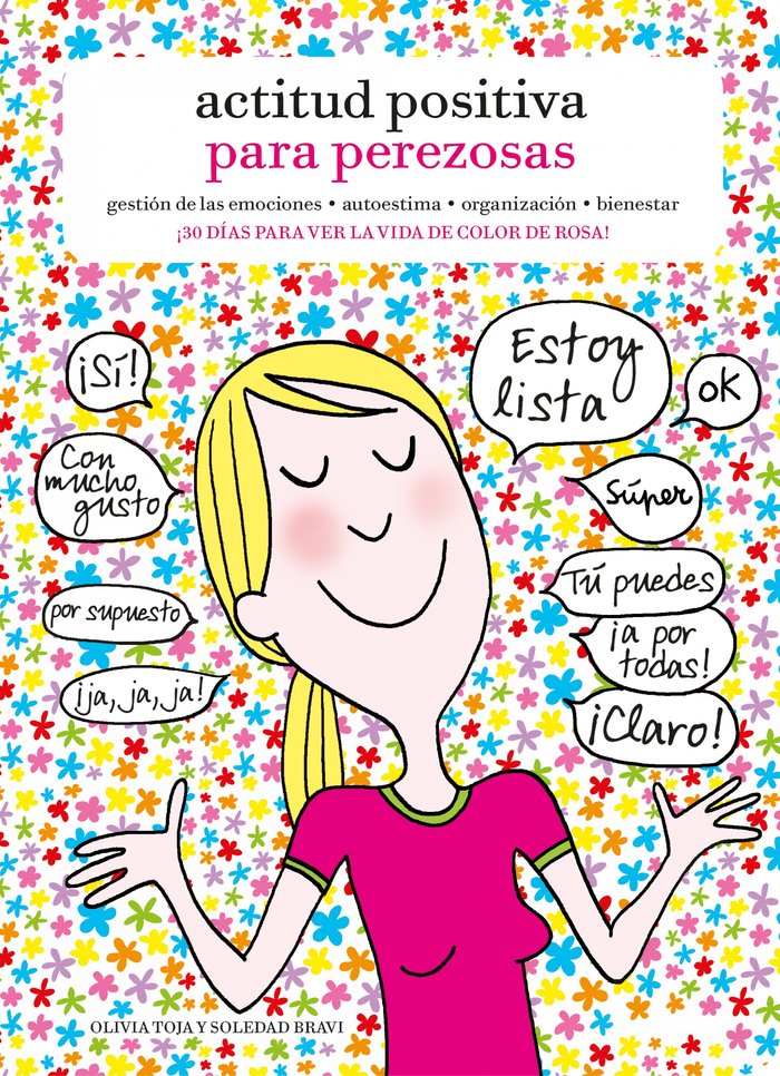 Actitud positiva para perezosas, de Toja, Olivia | portada del libro