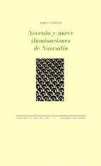 NOVENTA Y NUEVE ILUMINACIONES DE NASRUDÍN, de JORGE GIMENO CUSPINERA | portada del libro