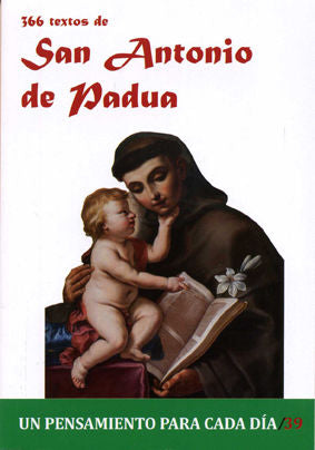 366 Textos de San Antonio de Padua, de González Vinagre, Antonio | portada del libro