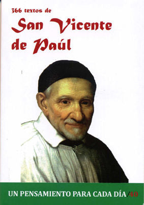 366 Textos de San Vicente de Paul, de González Vinagre, Antonio | portada del libro