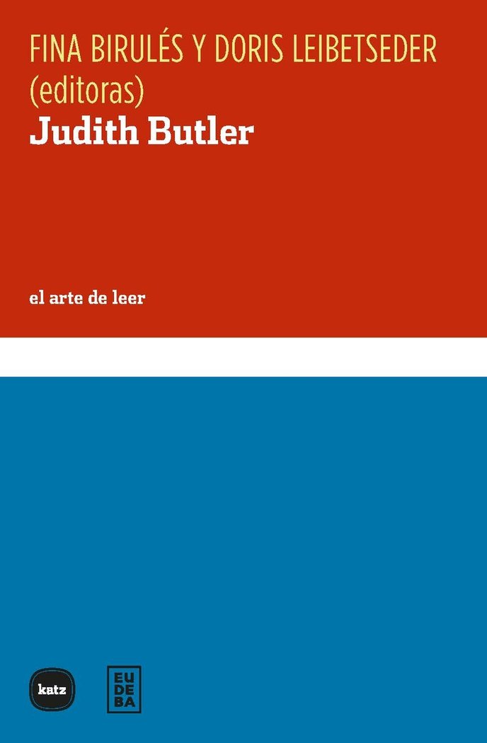 JUDITH BUTLER, de BIRULES, FINA | portada del libro