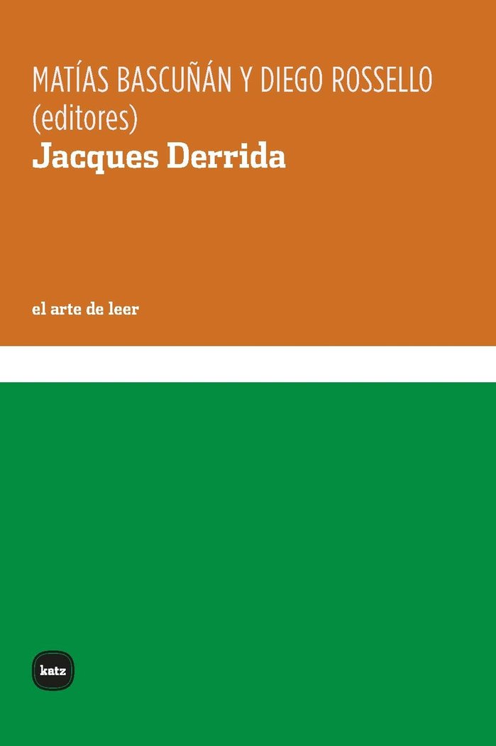 JACQUES DERRIDA, de BASCUÑAN, MATIAS | portada del libro