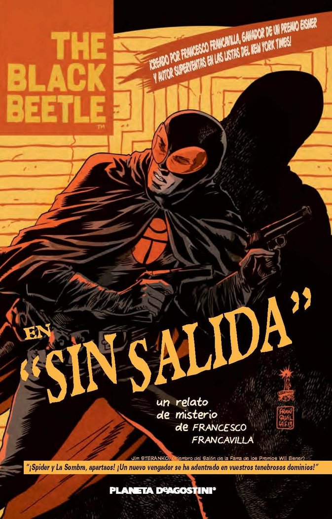 The Black Beetle Sin salida, de Francavilla | portada del libro
