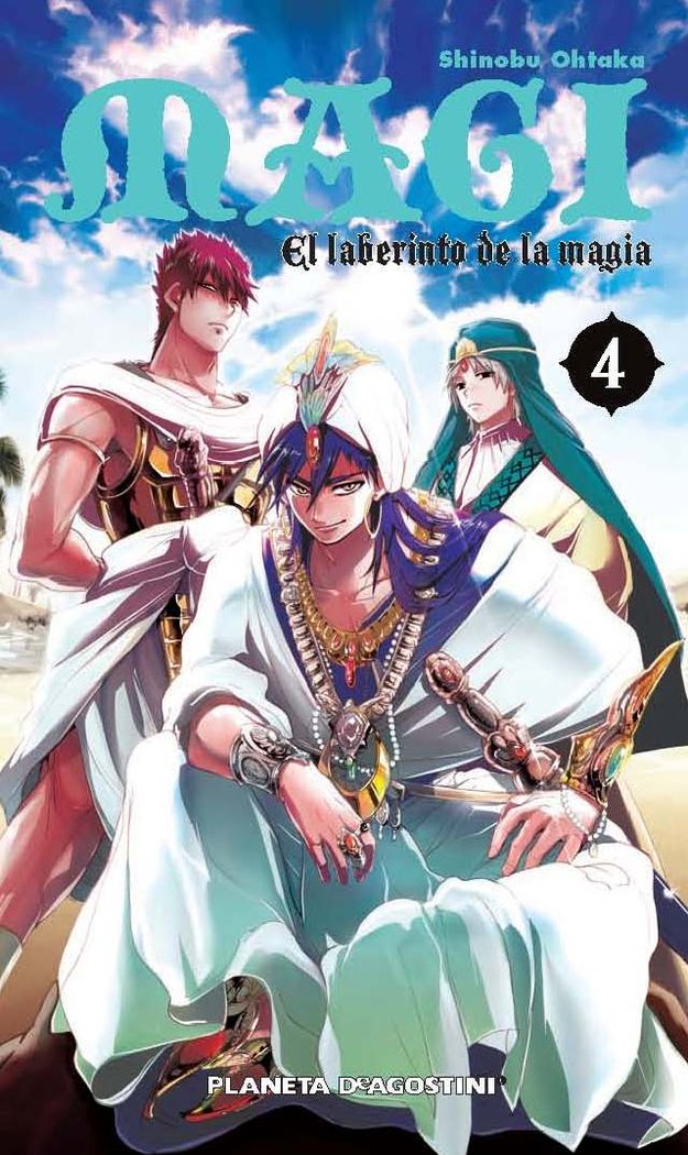 Magi El laberinto de la magia nº 04/37, de Ohtaka, Shinobu | portada del libro