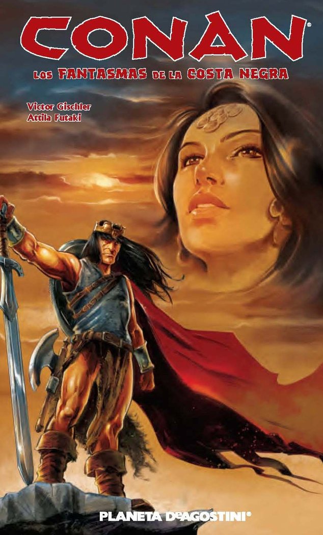 Conan Los fantasmas de la Costa Negra, de Gischler | portada del libro