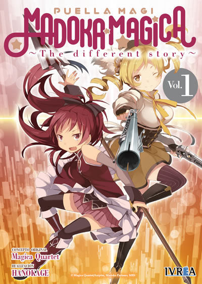 MADOKA MAGICA THE DIFFERENT STORY 01, de MAGICA QUARTET | portada del libro