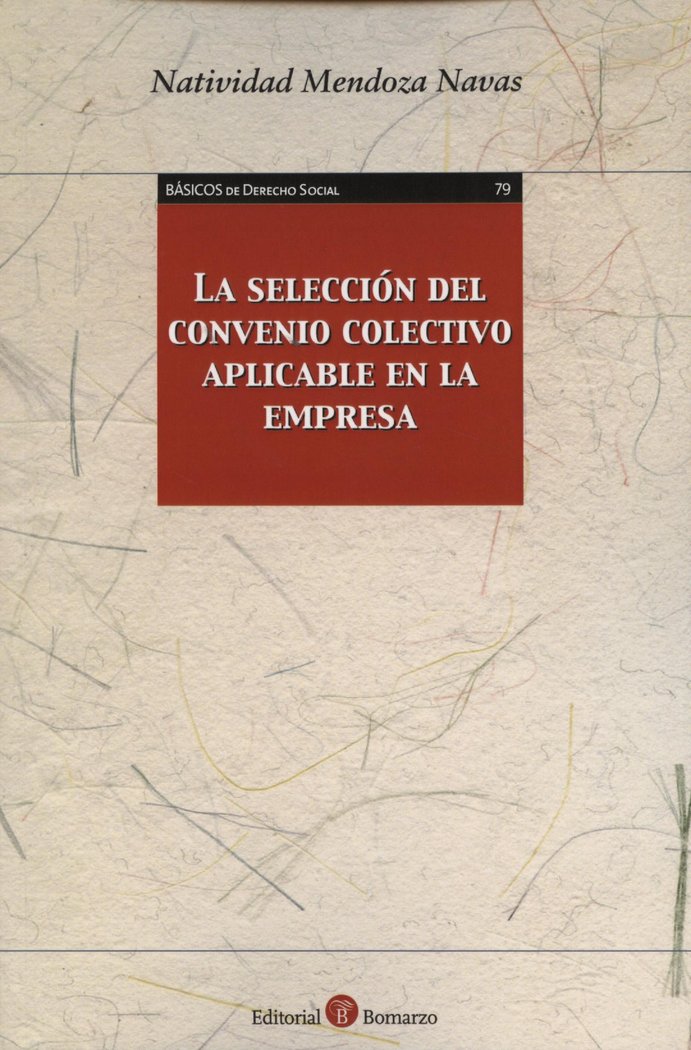 La selección del convenio colectivo aplicable en la empresa, de Mendoza Navas | portada del libro