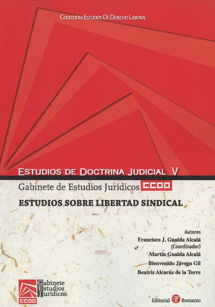 Estudios sobre libertad sindical | portada del libro