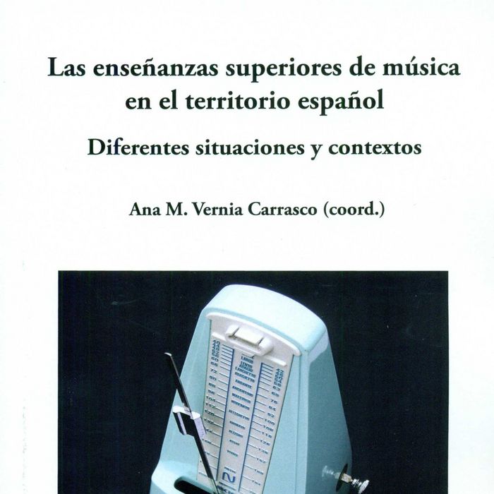 Las enseñanzas superiores de música en el territorio español | portada del libro