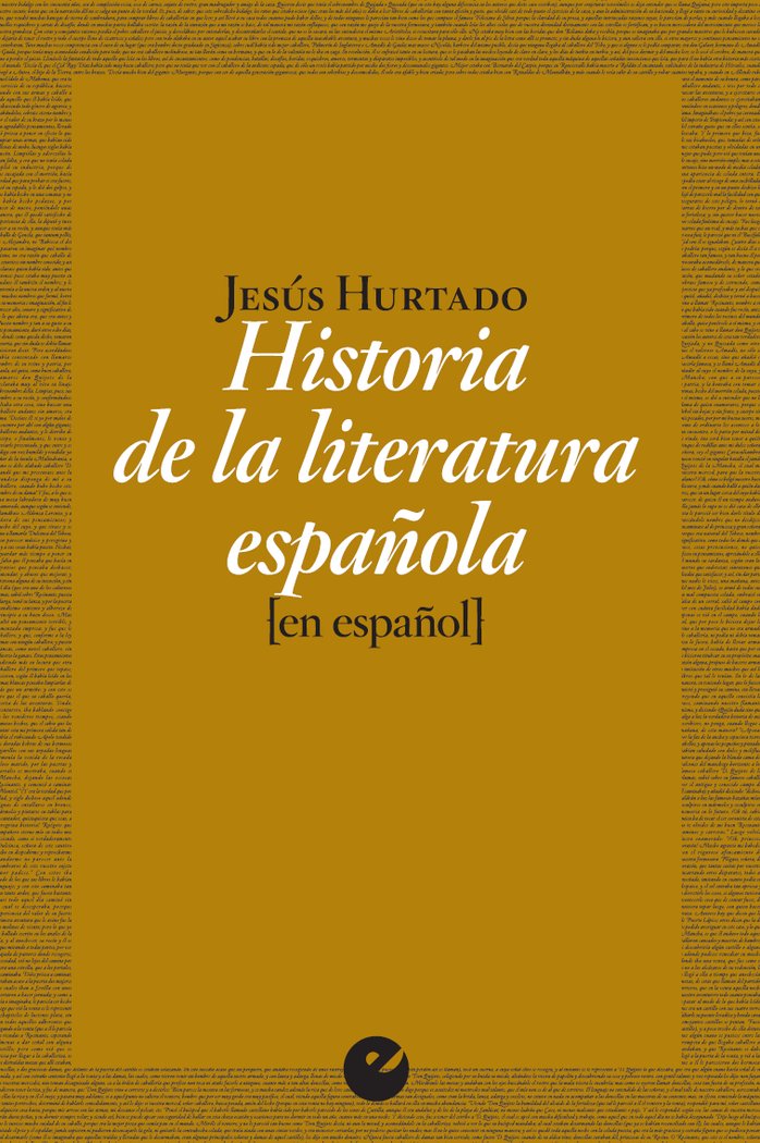 Historia de la literatura española (en español), de Hurtado, Jesús | portada del libro