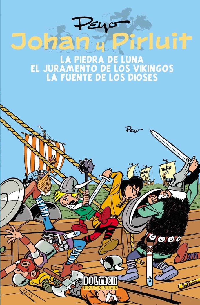 Johan y Pirluit vol. 2, de Culliford, Pierre (Peyo) | portada del libro
