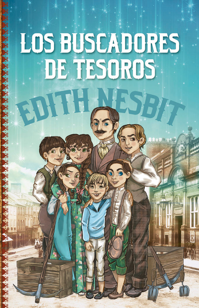 Los buscadores de tesoros, de Nesbit, Edith | portada del libro