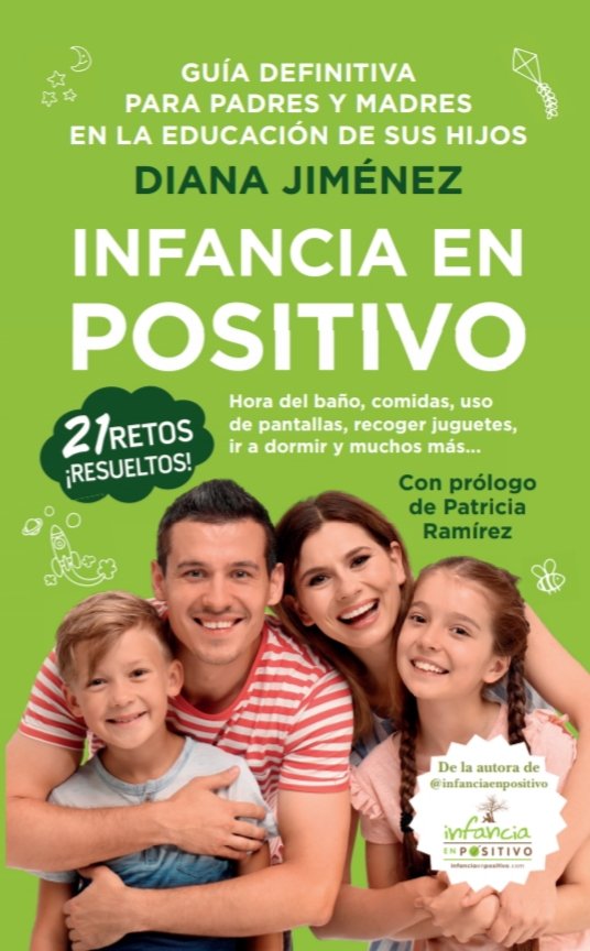 Infancia en positivo, de Diana Jiménez | portada del libro