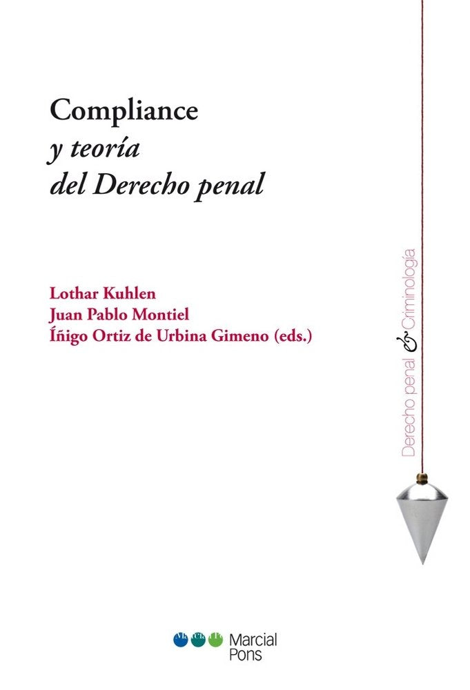 Compliance y teoría del Derecho penal | portada del libro