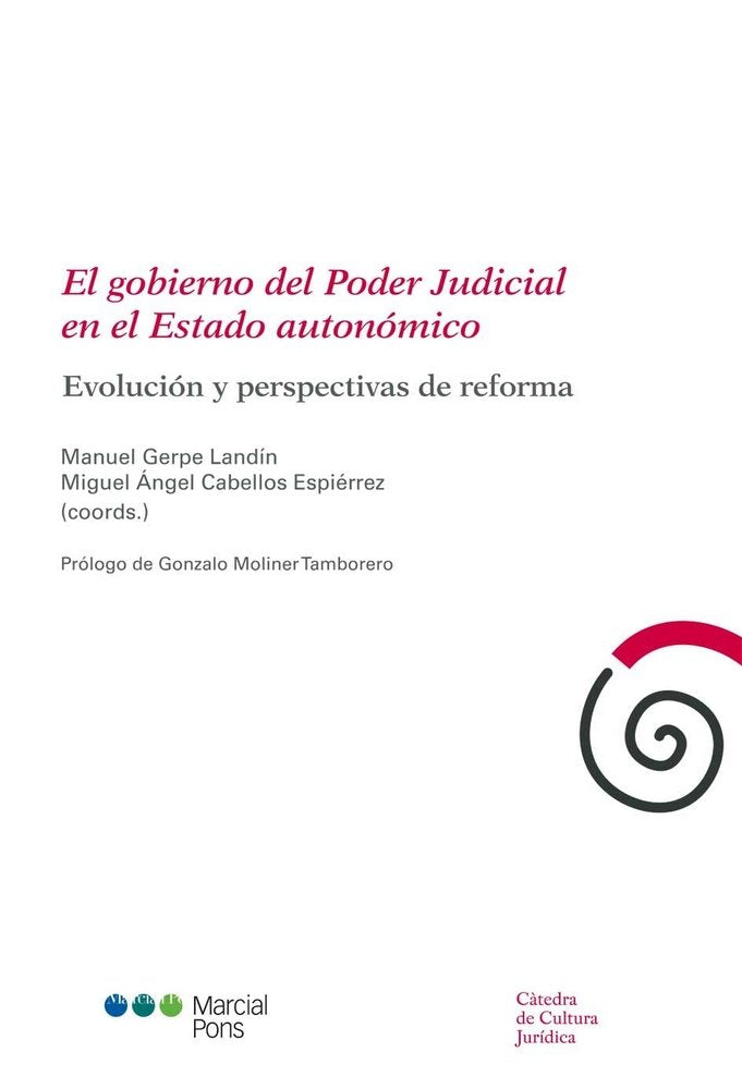 El gobierno del Poder Judicial en el Estado autonómico | portada del libro