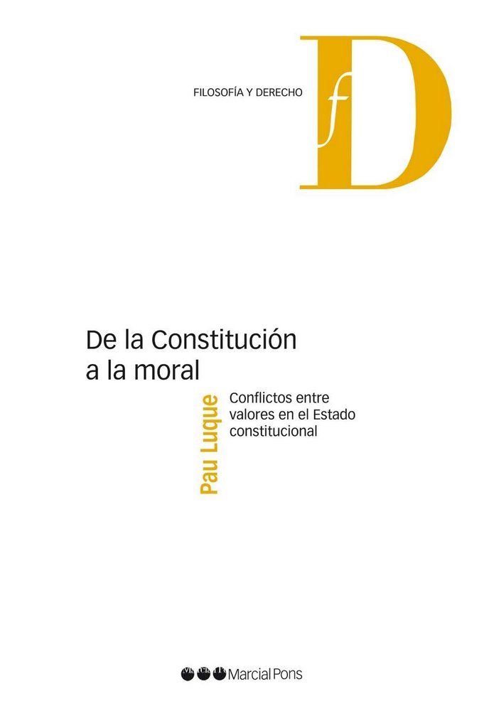 De la Constitución a la moral, de Luque Sánchez, Pau | portada del libro