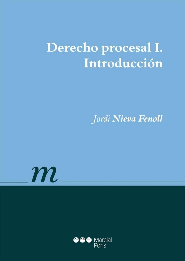 Derecho procesal I, de Nieva Fenoll, Jordi | portada del libro