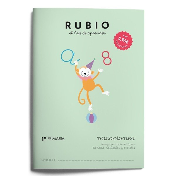 Vacaciones RUBIO (1.º de Primaria), de Varios autores | portada del libro