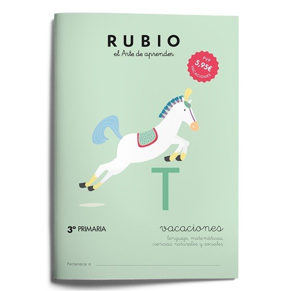 Vacaciones RUBIO (3.º de Primaria), de Varios autores | portada del libro